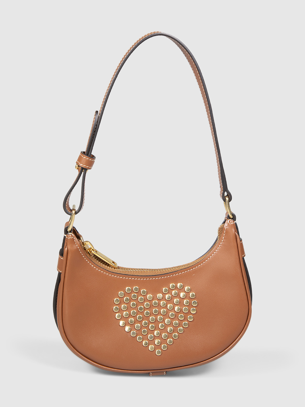C�line Ava Leather Studded Heart Mini Bag