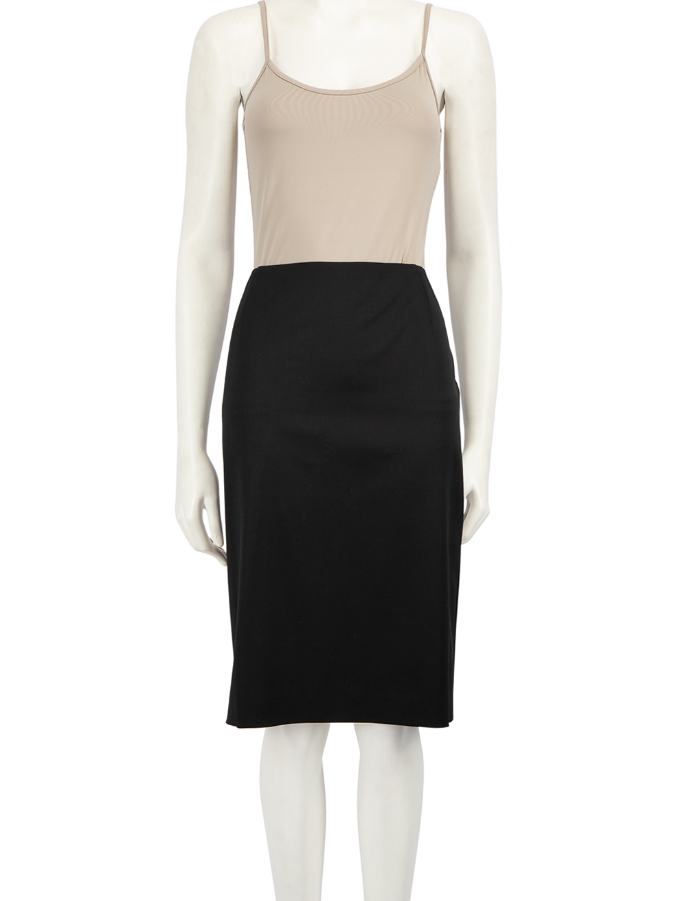 Escada Women's Black Wool Straight Skirt