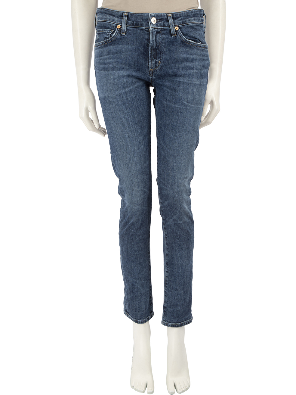 Citizens of Humanity Pre-Owned Blue Skinny Denim Jeans