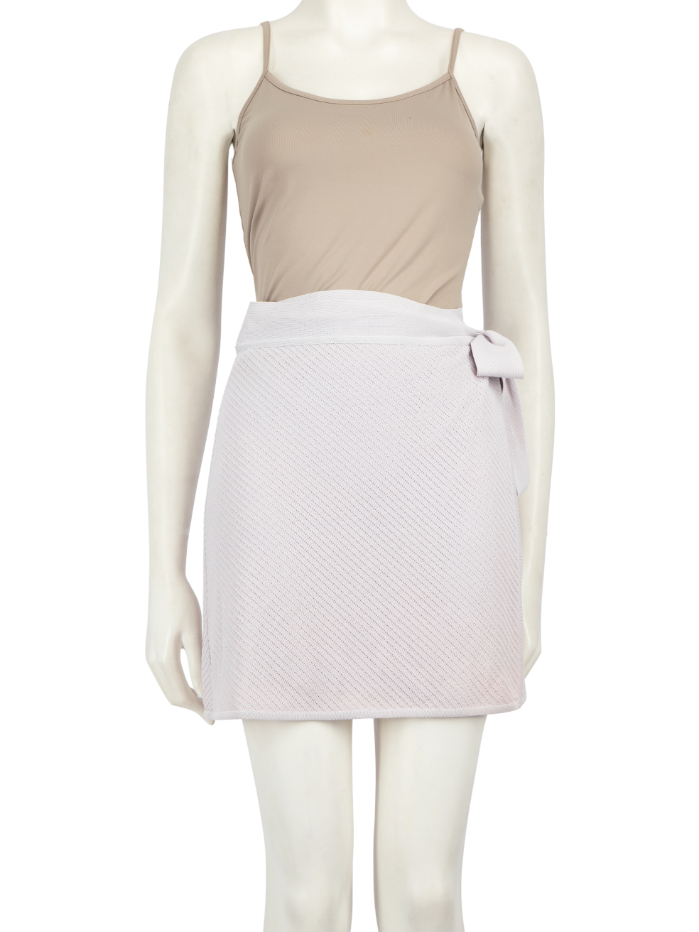 Herve Leger Pre-Owned Lilac Knitted Mini Wrap Skirt