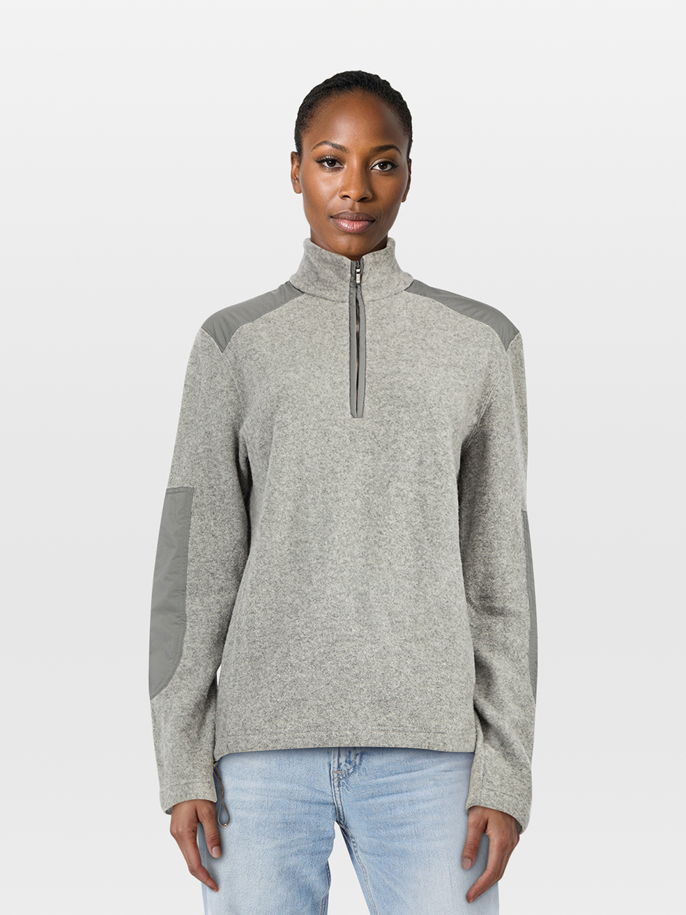 Loro Piana Pre-Owned Grey Cashmere Half Zip Jumper