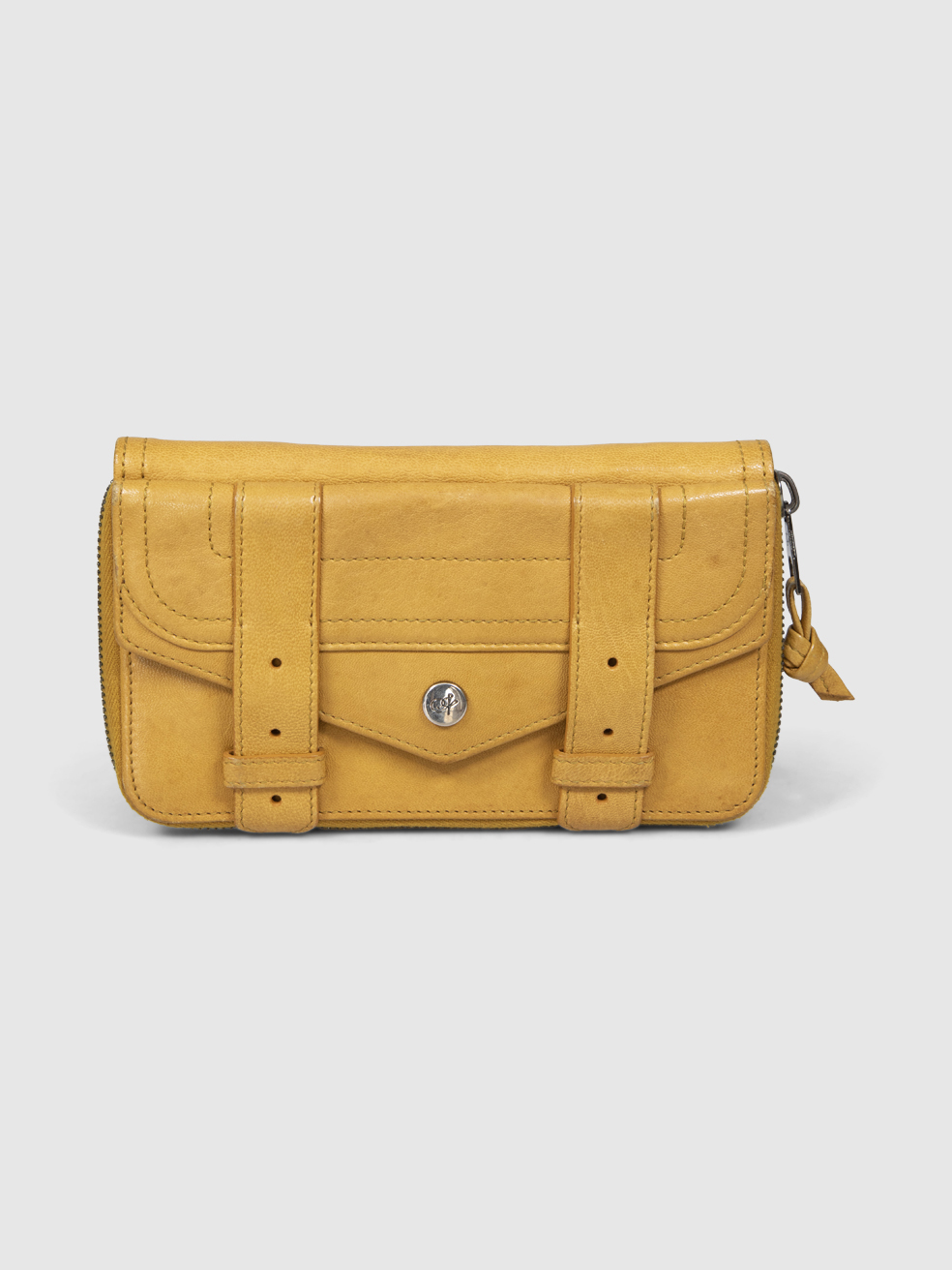 Proenza Schouler Mustard Yellow Leather Wallet