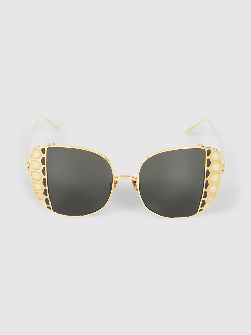 Linda Farrow 22K Gold Plated Amelia Sunglasses