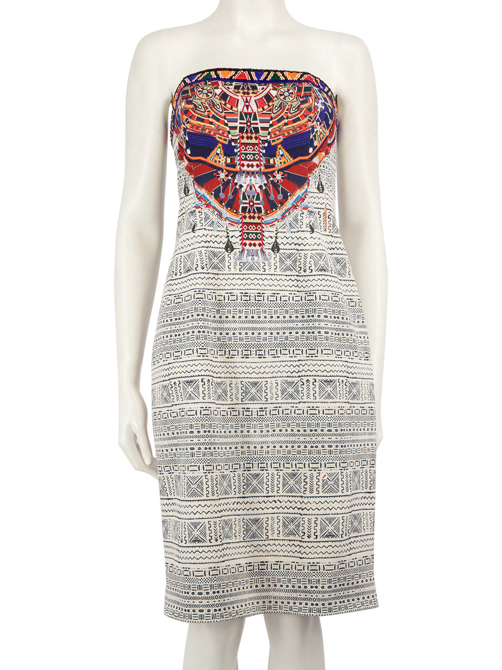 Camilla Pre-Owned Printed Pattern Embellished Dress