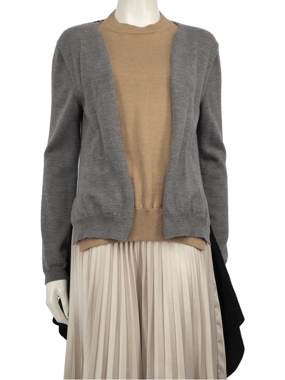 Loewe Pre-Owned Wool Panelled Back Tie Jumper