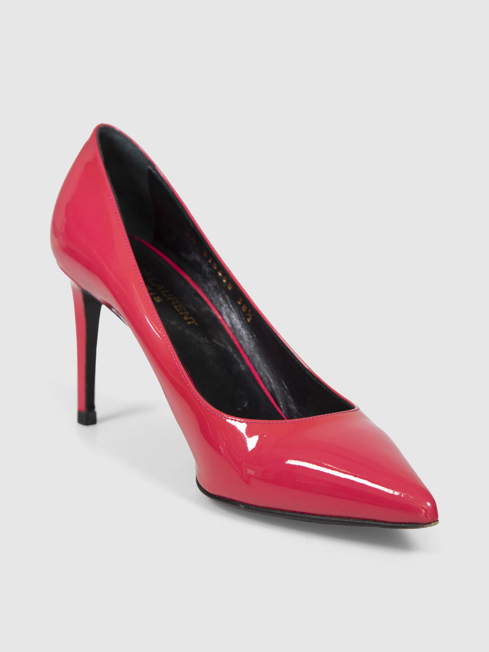 Saint Laurent Pink Patent Leather Pumps