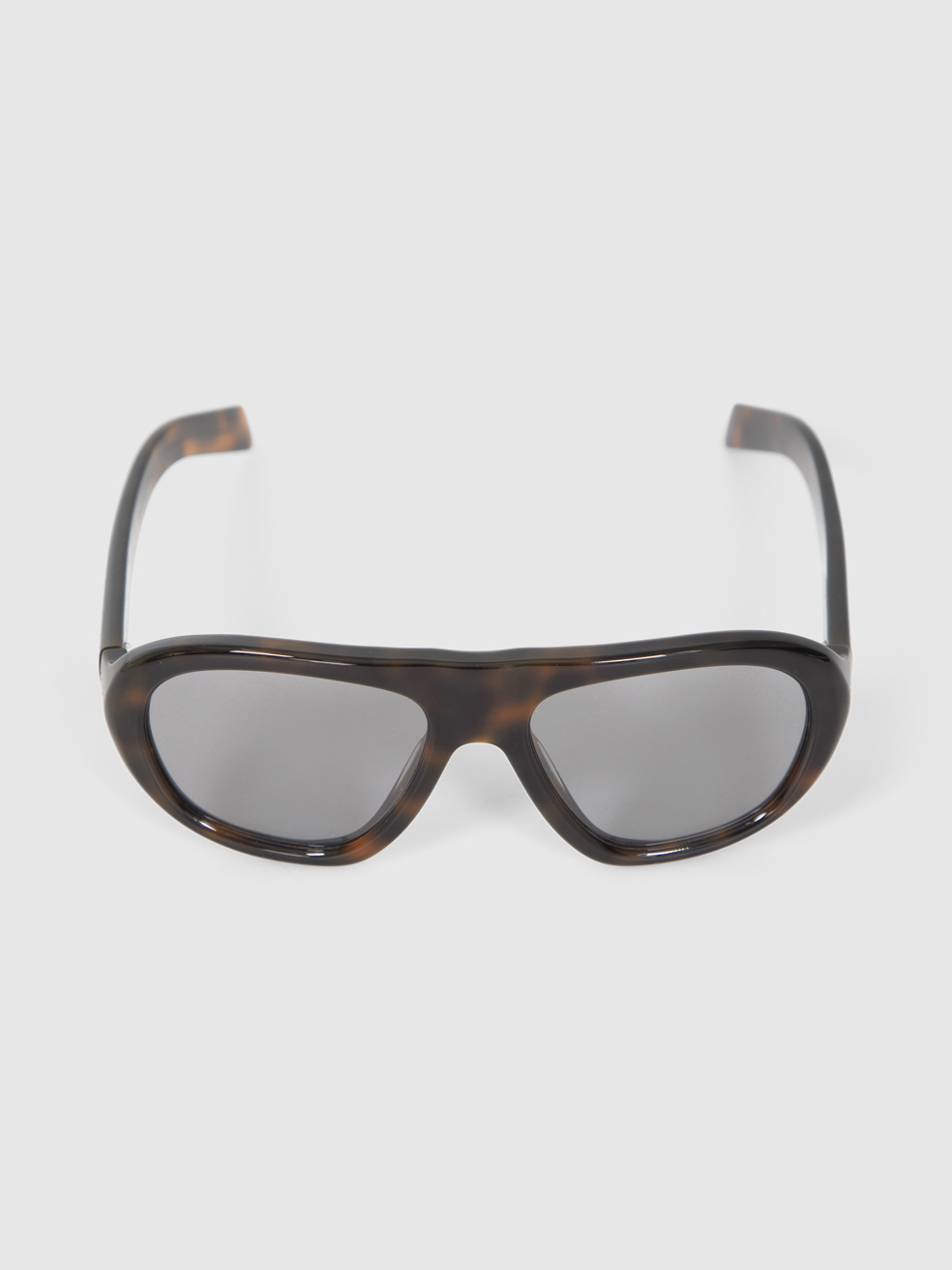 Prada Women's Brown Havana C05s Sole Aviator Sunglasses