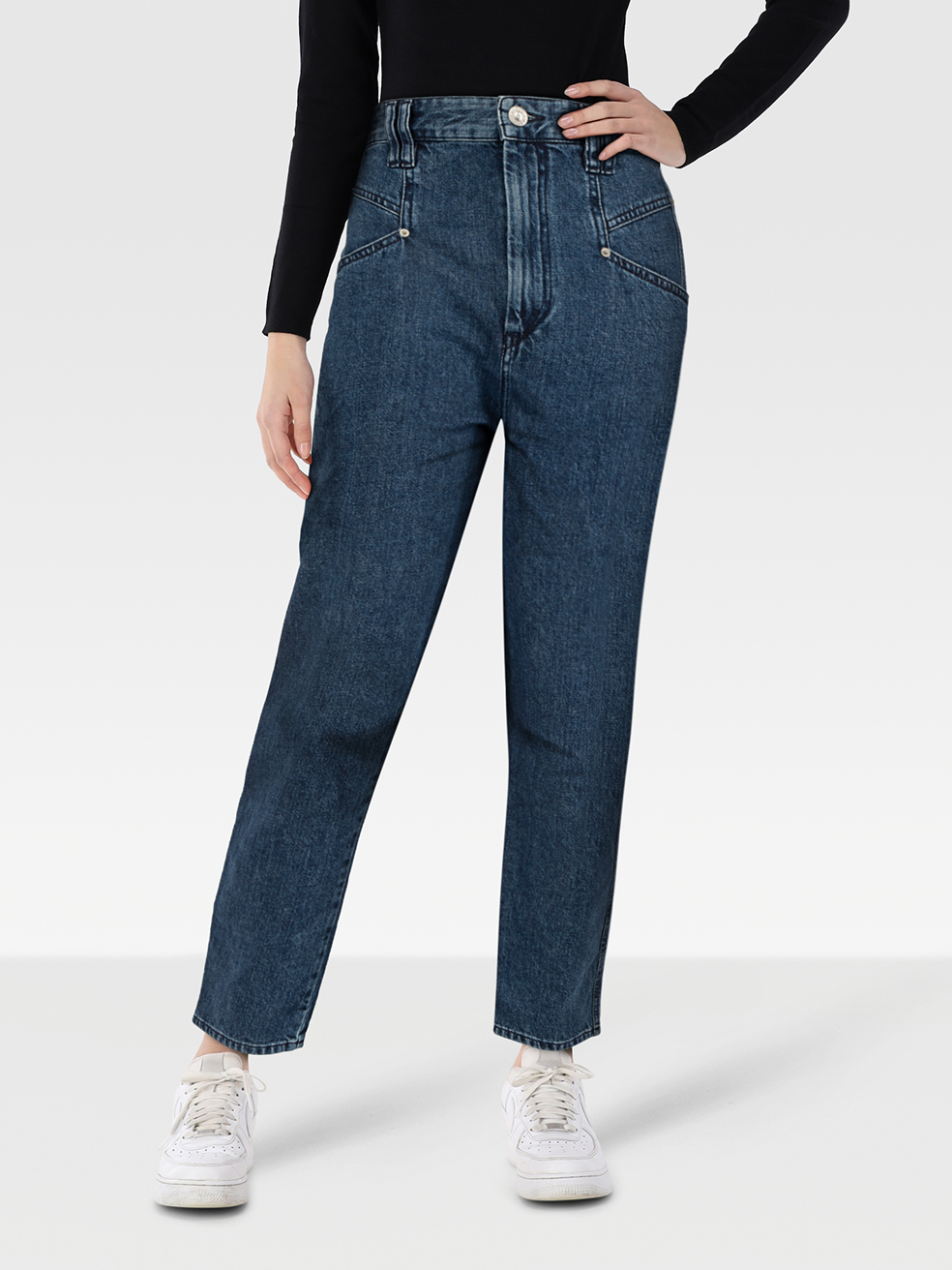 Isabel Marant Pre-Owned Blue Denim Slim Fit Dipadela Jeans