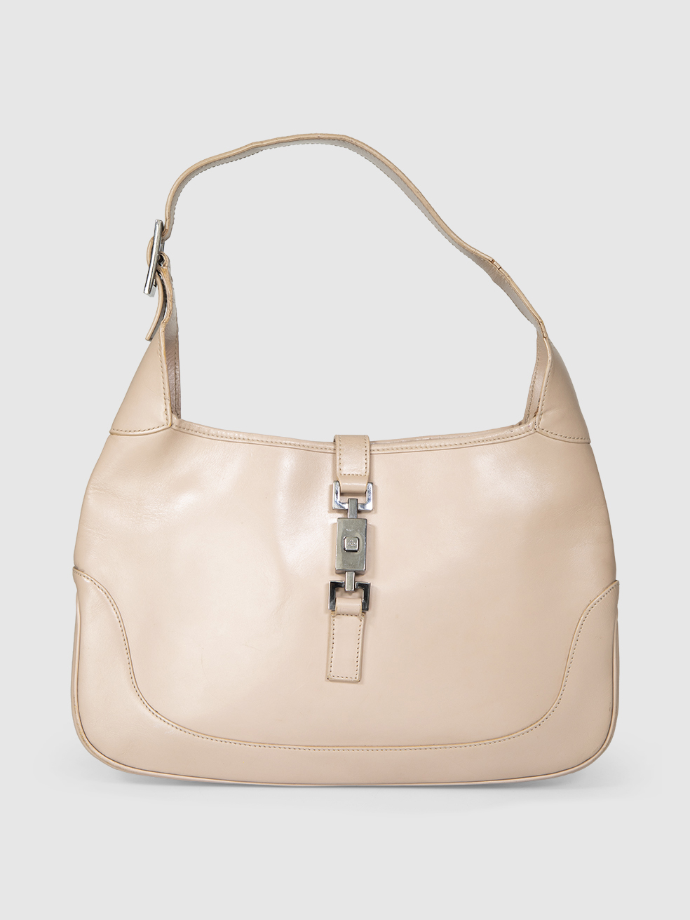 Gucci Beige Leather Jackie Bag