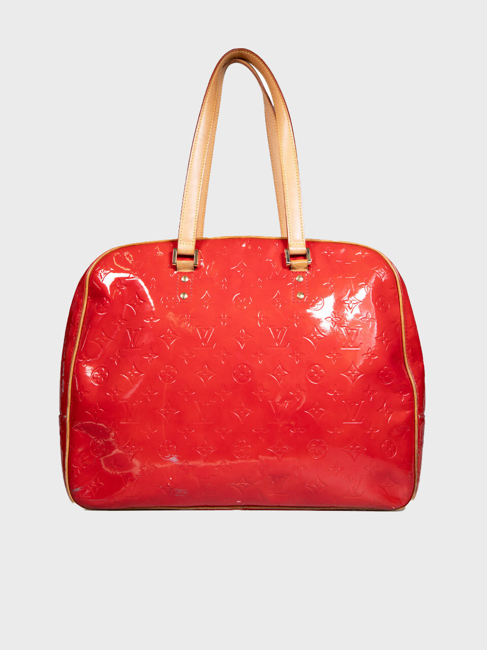 Louis Vuitton Pre-Owned 1999 Vintage Red Patent Vernis Bag