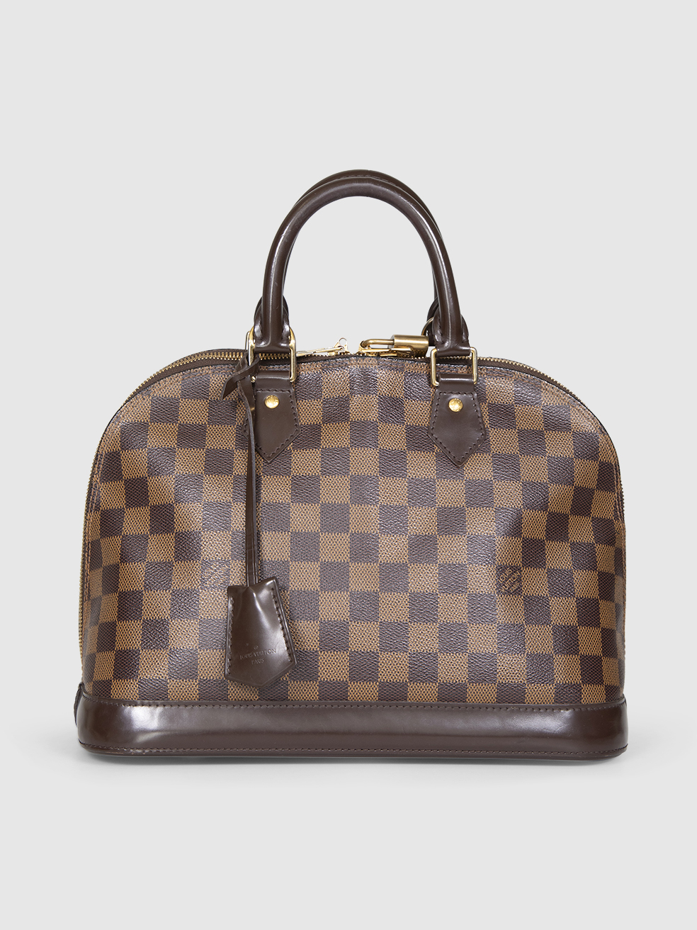 Louis Vuitton Women's Brown 2014 Damier Ebene Alma Pm Bag