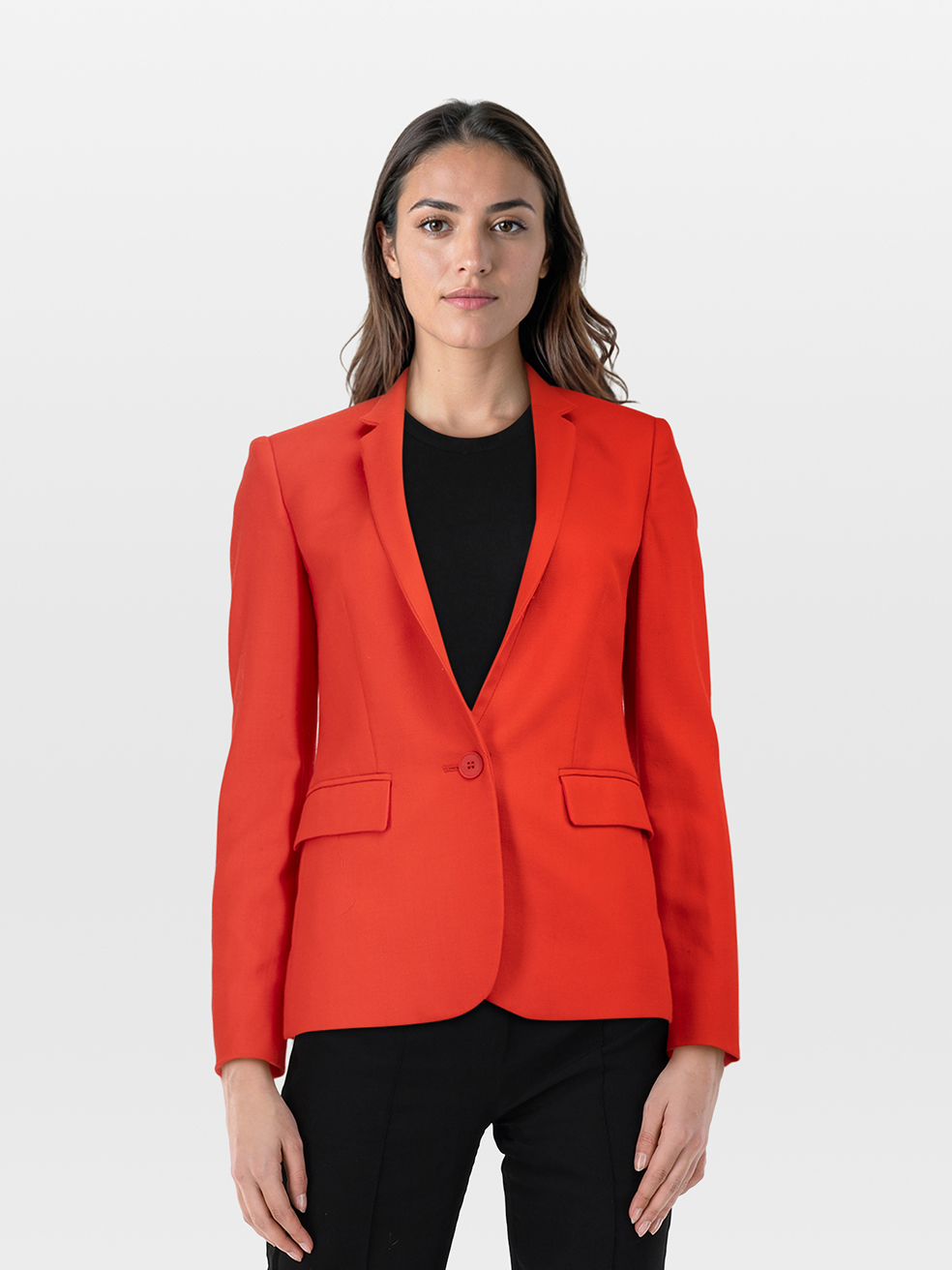 Stella McCartney Pre-Owned Red Wool Single Breasted Blazer