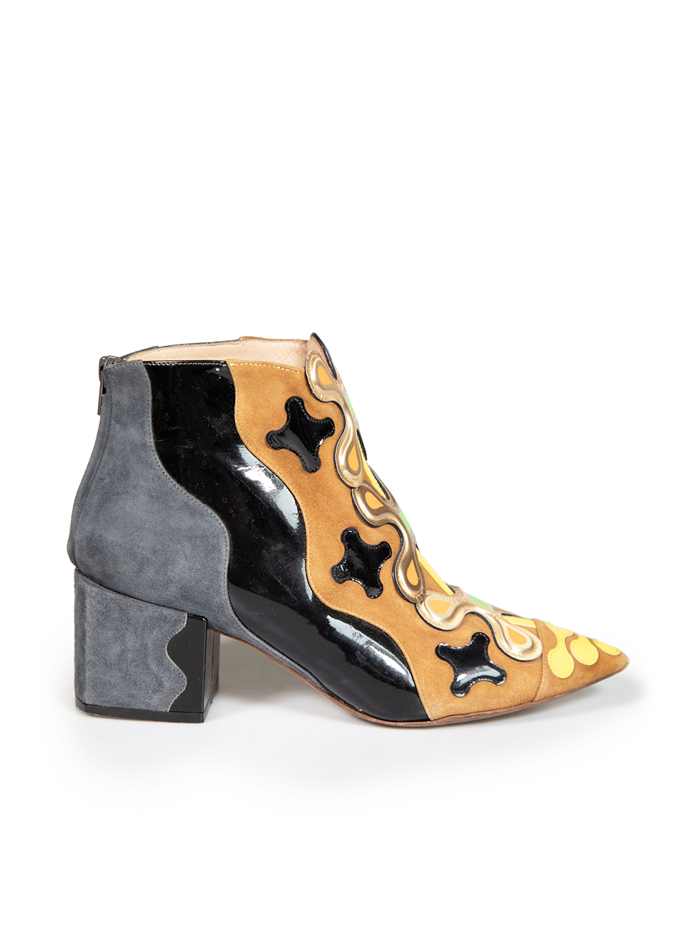 Nicholas Kirkwood Pre-Owned Leather Panelled Ankle Boots