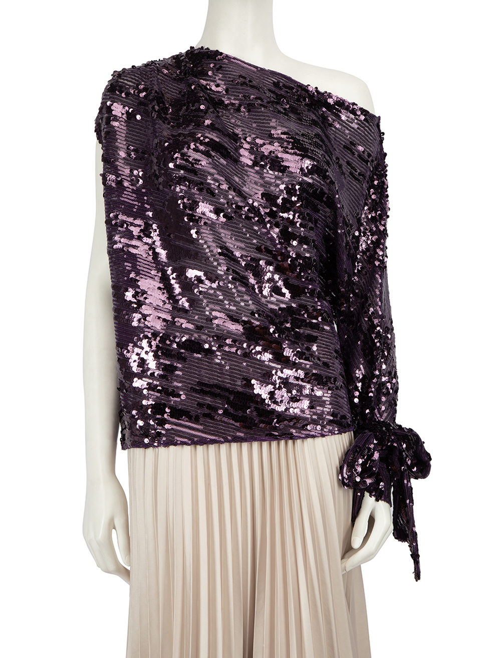 Honayda Pre-Owned Purple Sequin Top