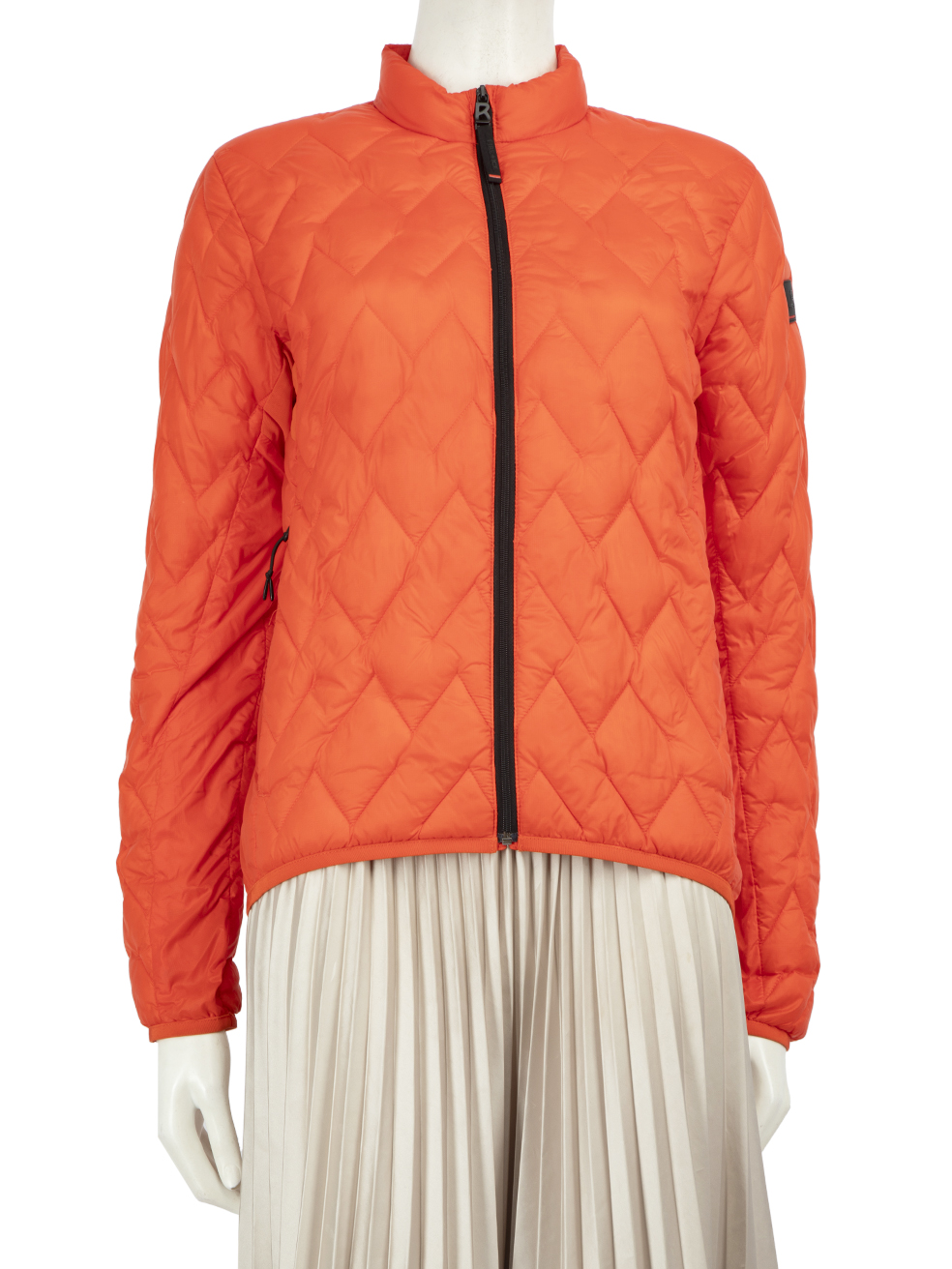 Bogner Women's Orange Insulated Quilted Jacket