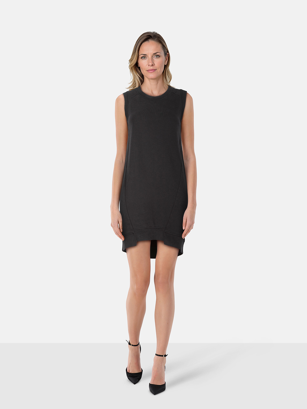 Maison Margiela MM6 Black Sleeveless Mini Dress
