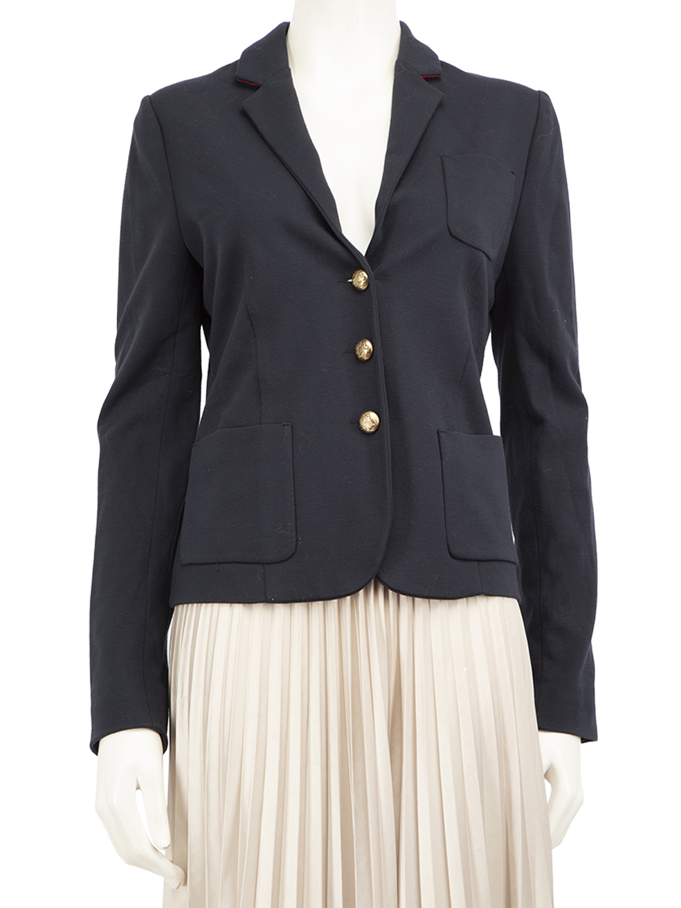 Joseph Navy Button Up Blazer