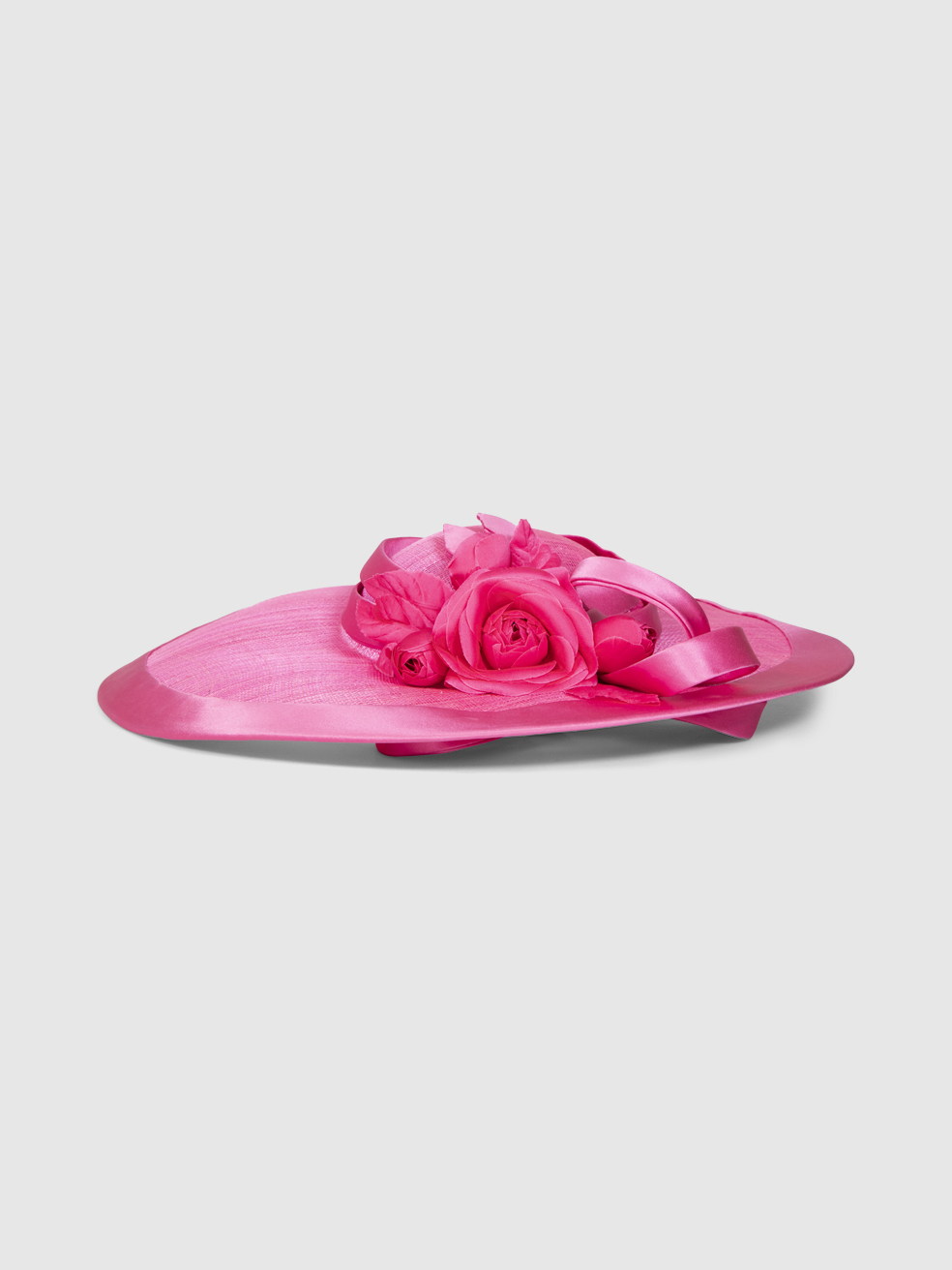 Lock & Co. Hatters Pink Jasmine Sinamay Slice Hat