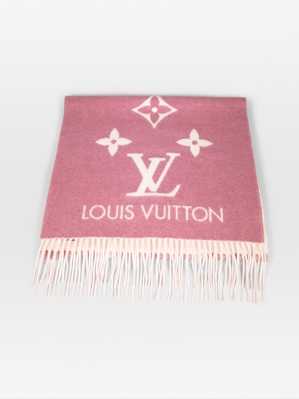 Louis Vuitton Pre-Owned Rosa Chiaro Cashmere Reykjavik Scarf