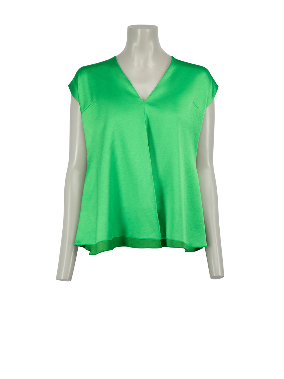 MSGM Pre-Owned Green Tie Strap Top