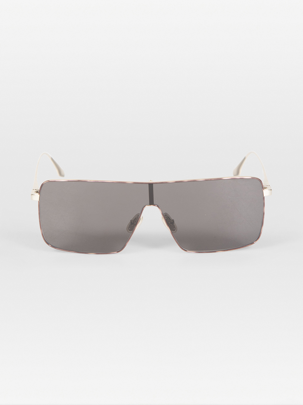 Victoria Beckham Smoke Tinted Shield Sunglasses