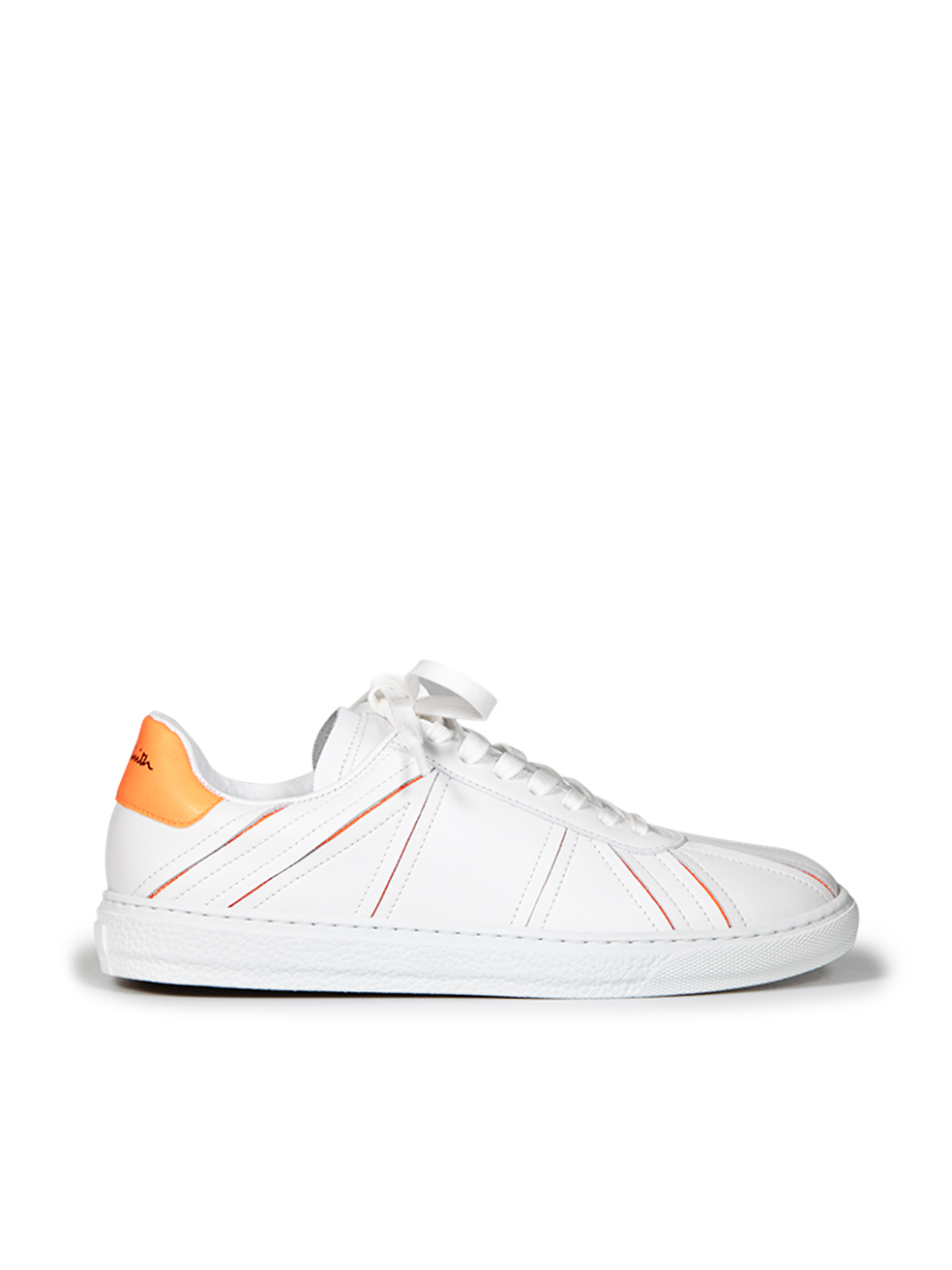 Paul Smith Pre-Owned White Leather Levon Trainers