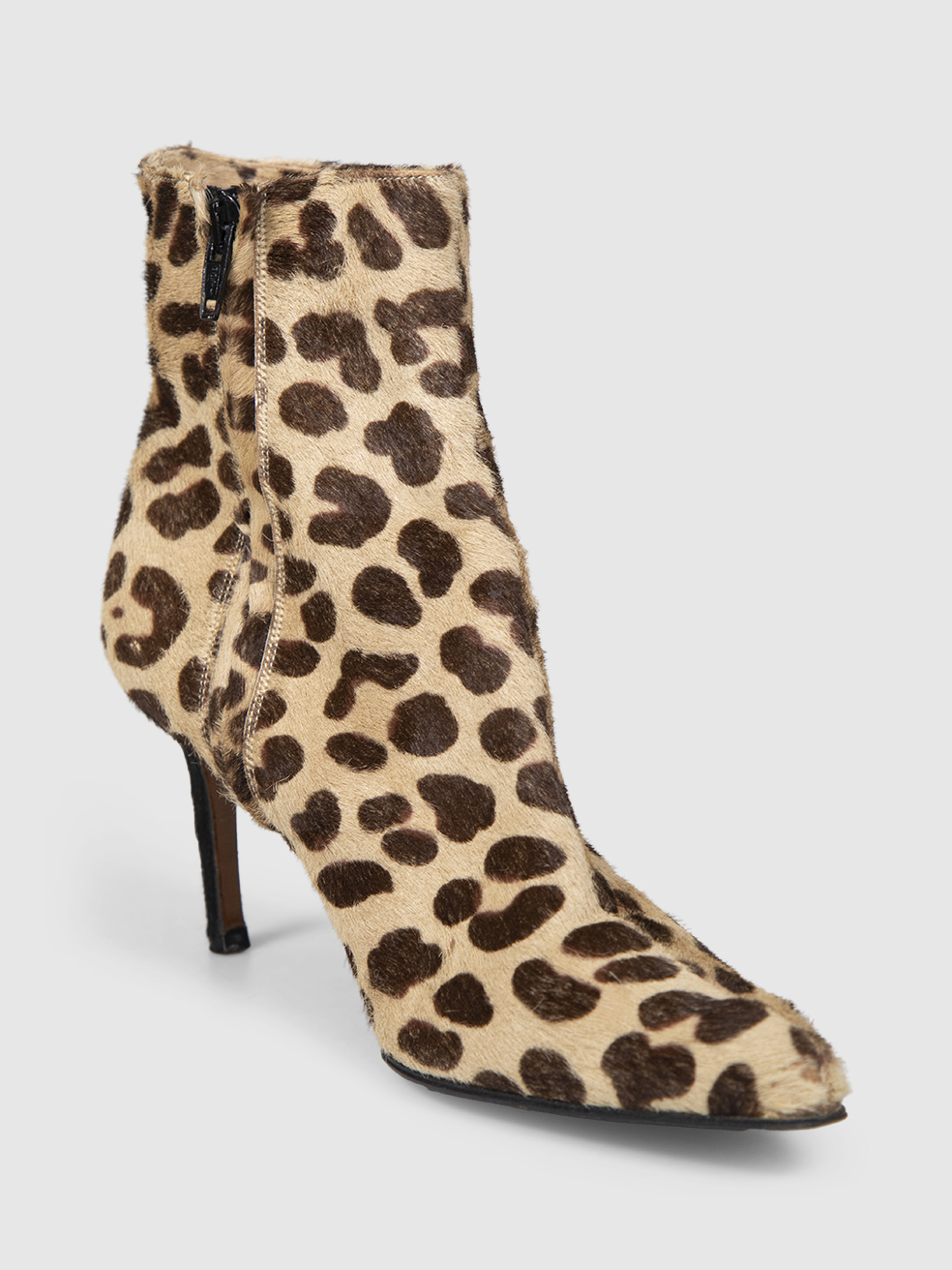 Dior Leopard Print Pony Hair Boots