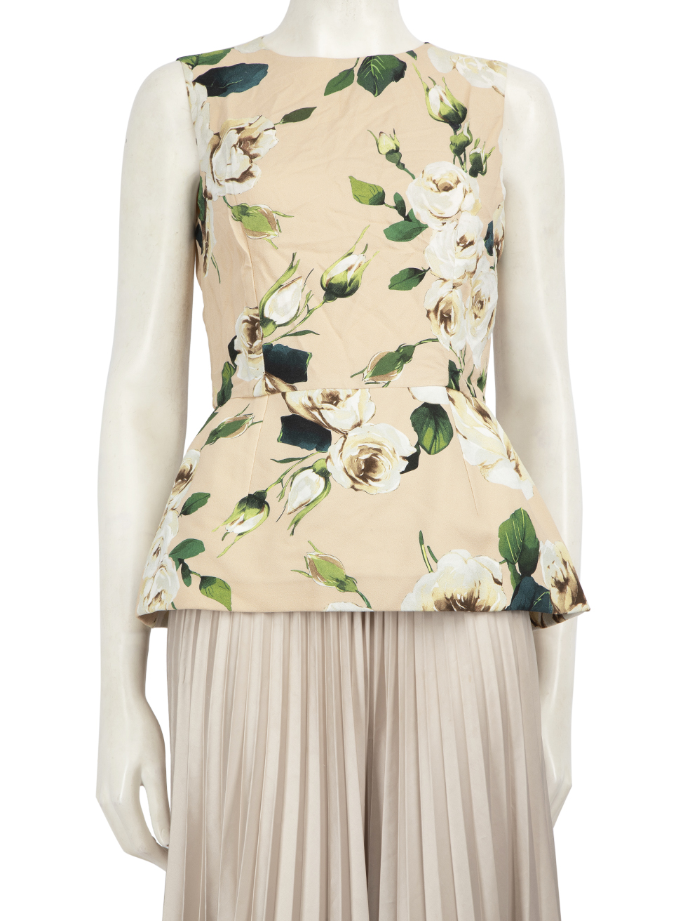 Dolce & Gabbana Pre-Owned Floral Print Peplum Top