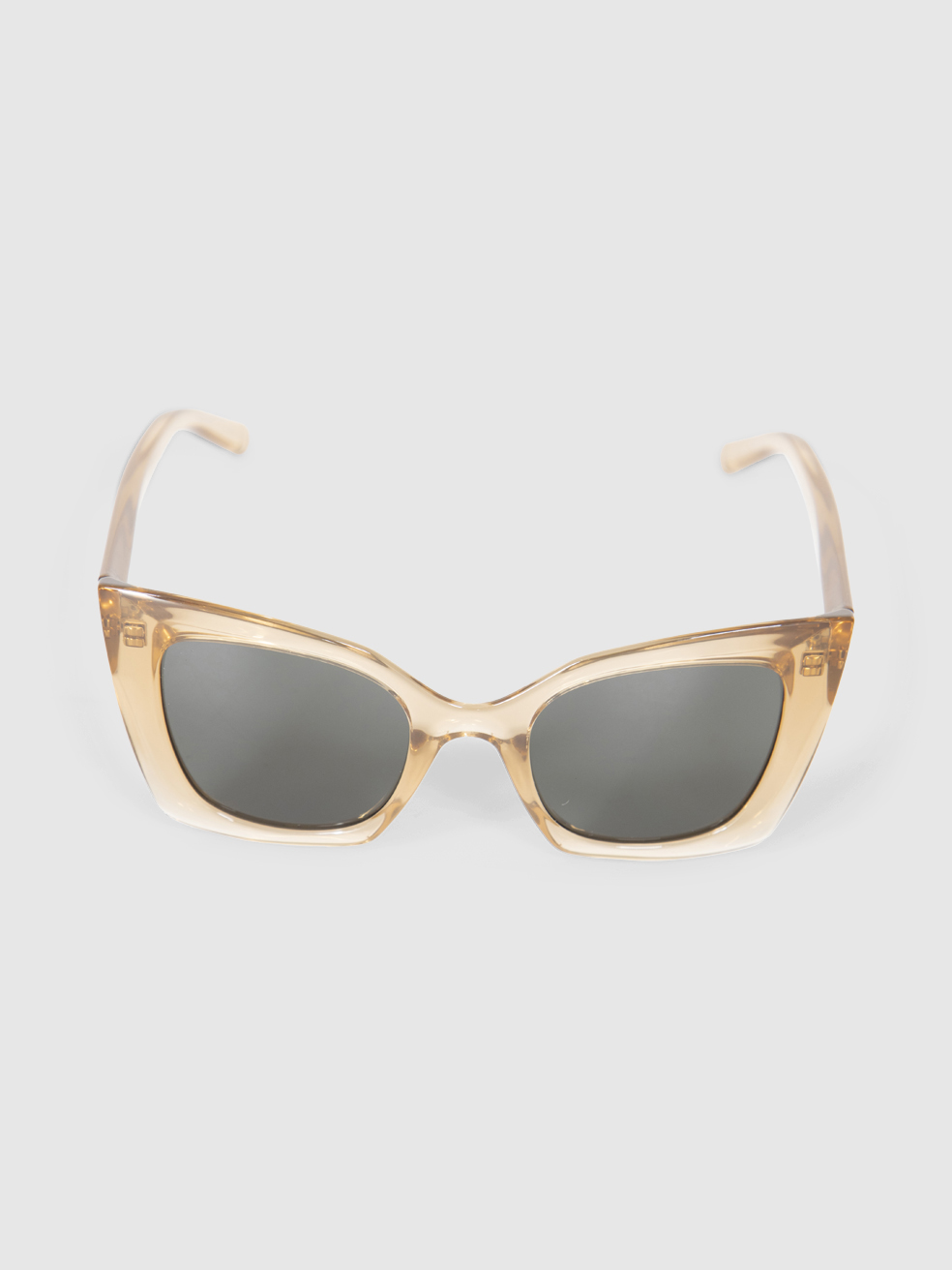 Saint Laurent Nude Grey Cat Eye Sunglasses