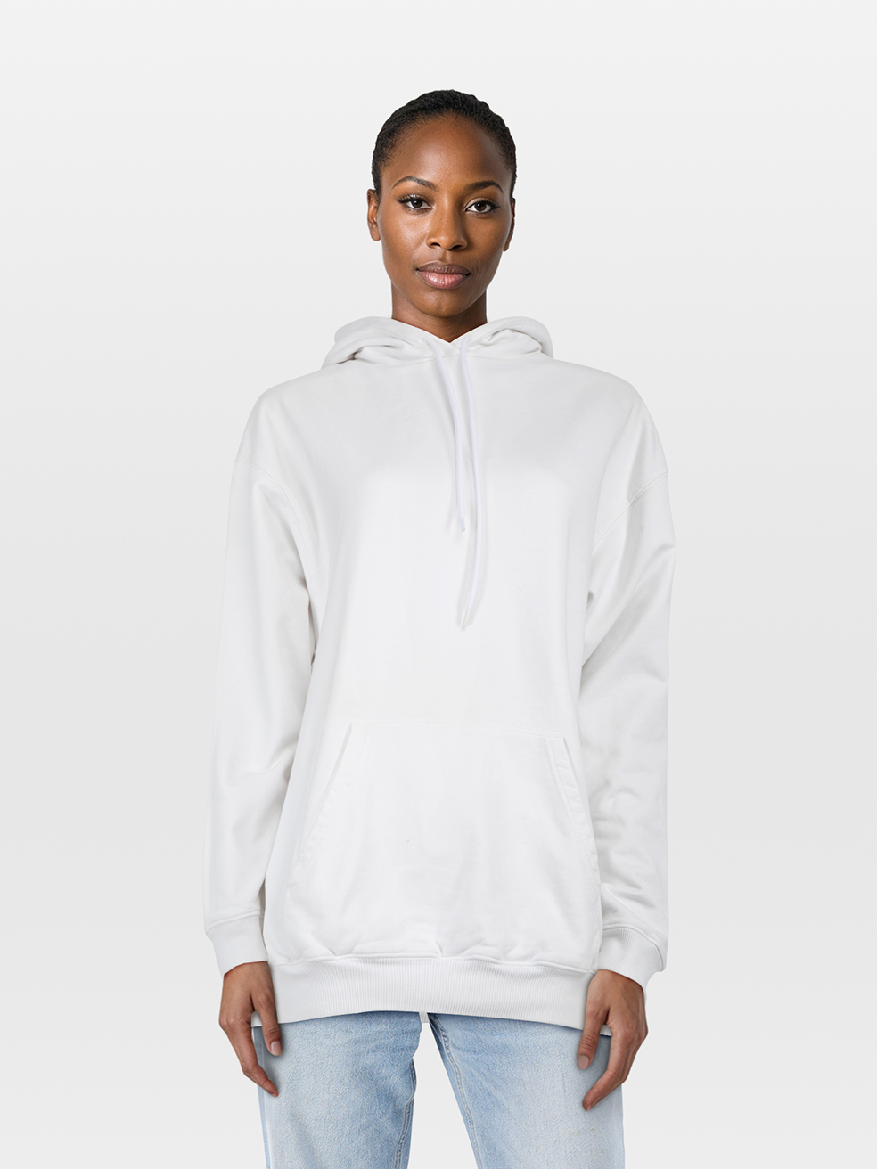 Balenciaga Pre-Owned White Logo Print Hoodie