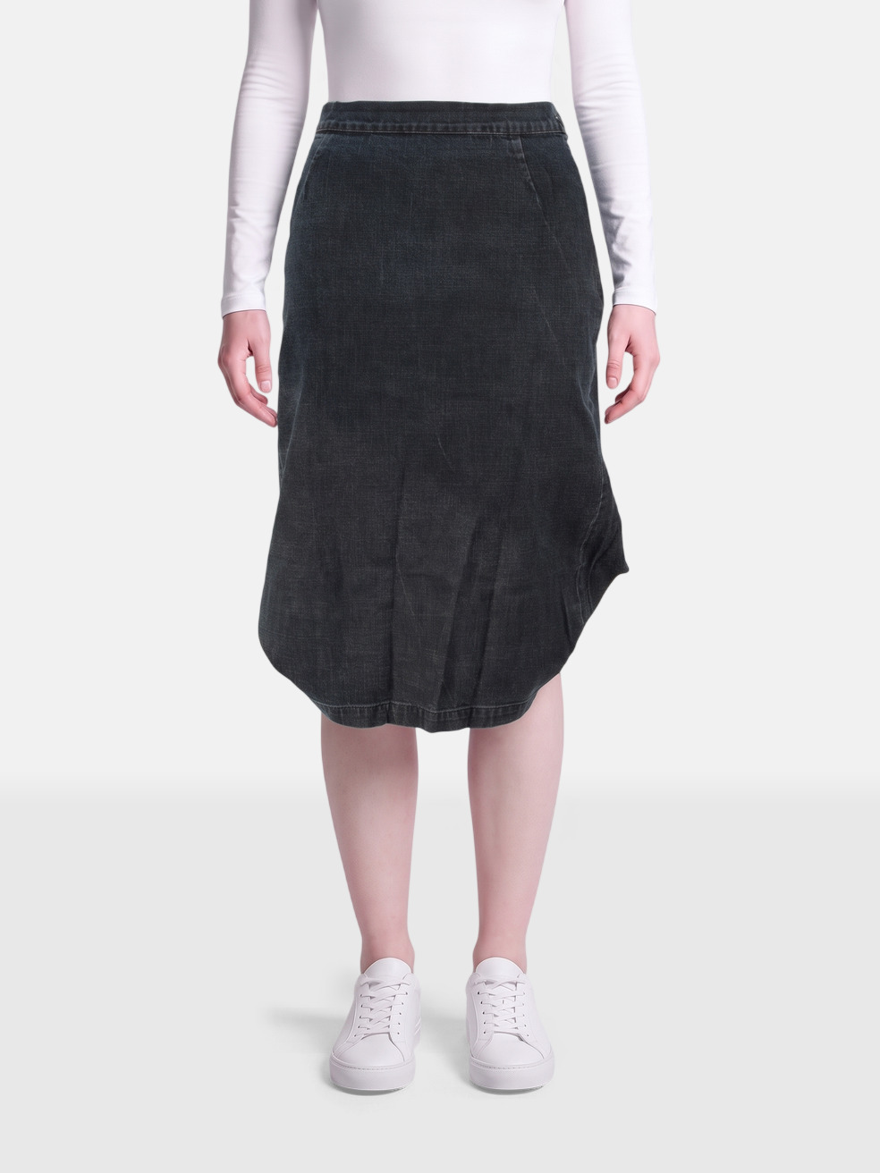 Vivienne Westwood Navy Denim Asymmetric Skirt