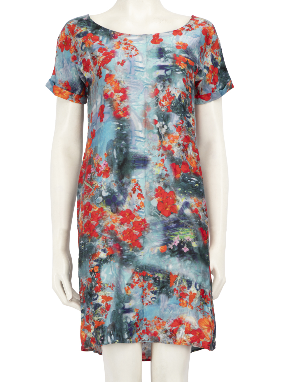 Erdem Pre-Owned Floral Print Mini Short Sleeve Dress