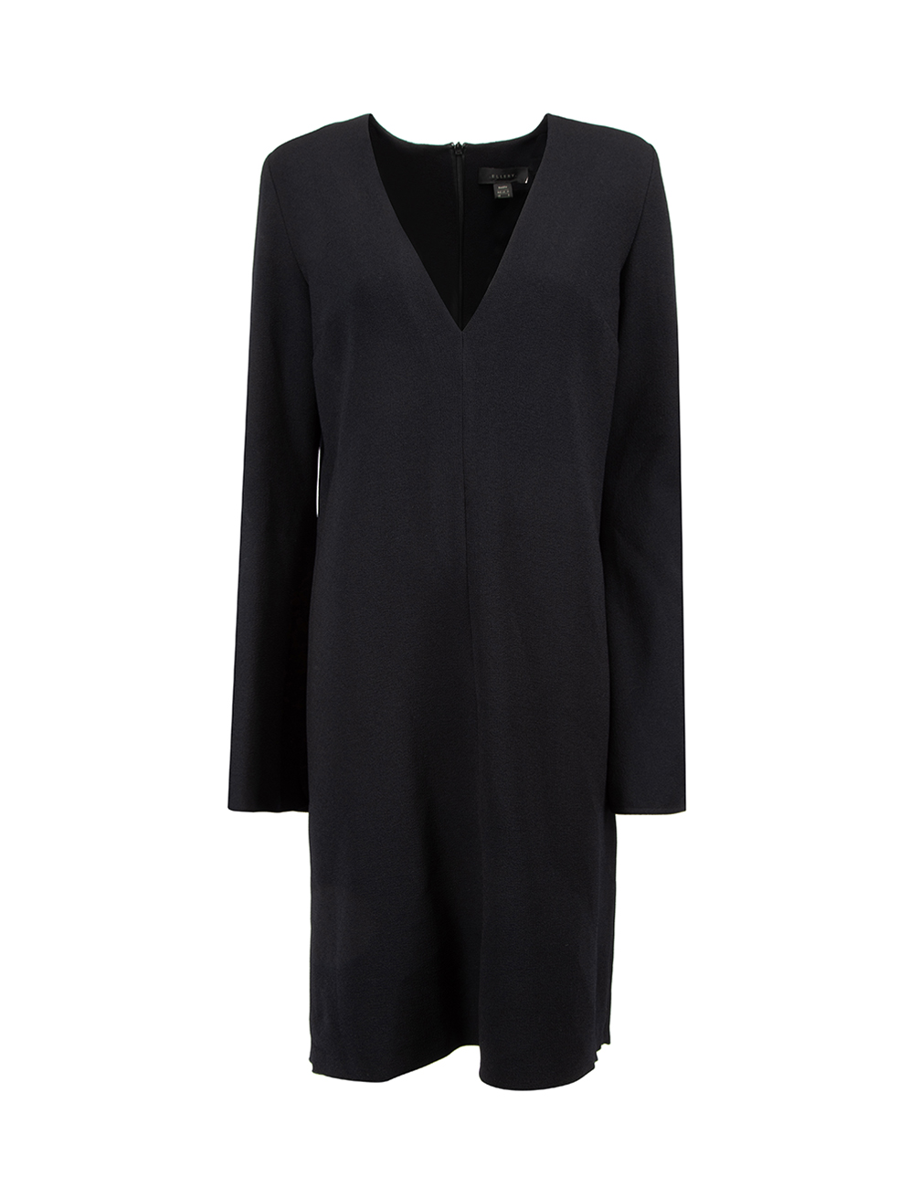 ELLERY Pre-Owned Black Flared Sleeves Knee Length Dress