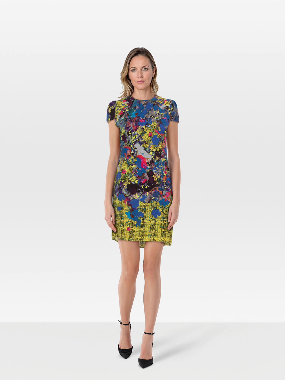 Erdem Pre-Owned Floral Short Sleeve Silk Dress
