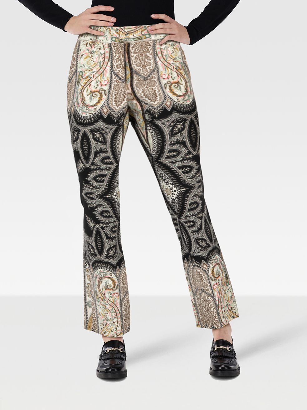 Etro Pre-Owned Abstract Patterned Straight Trousers