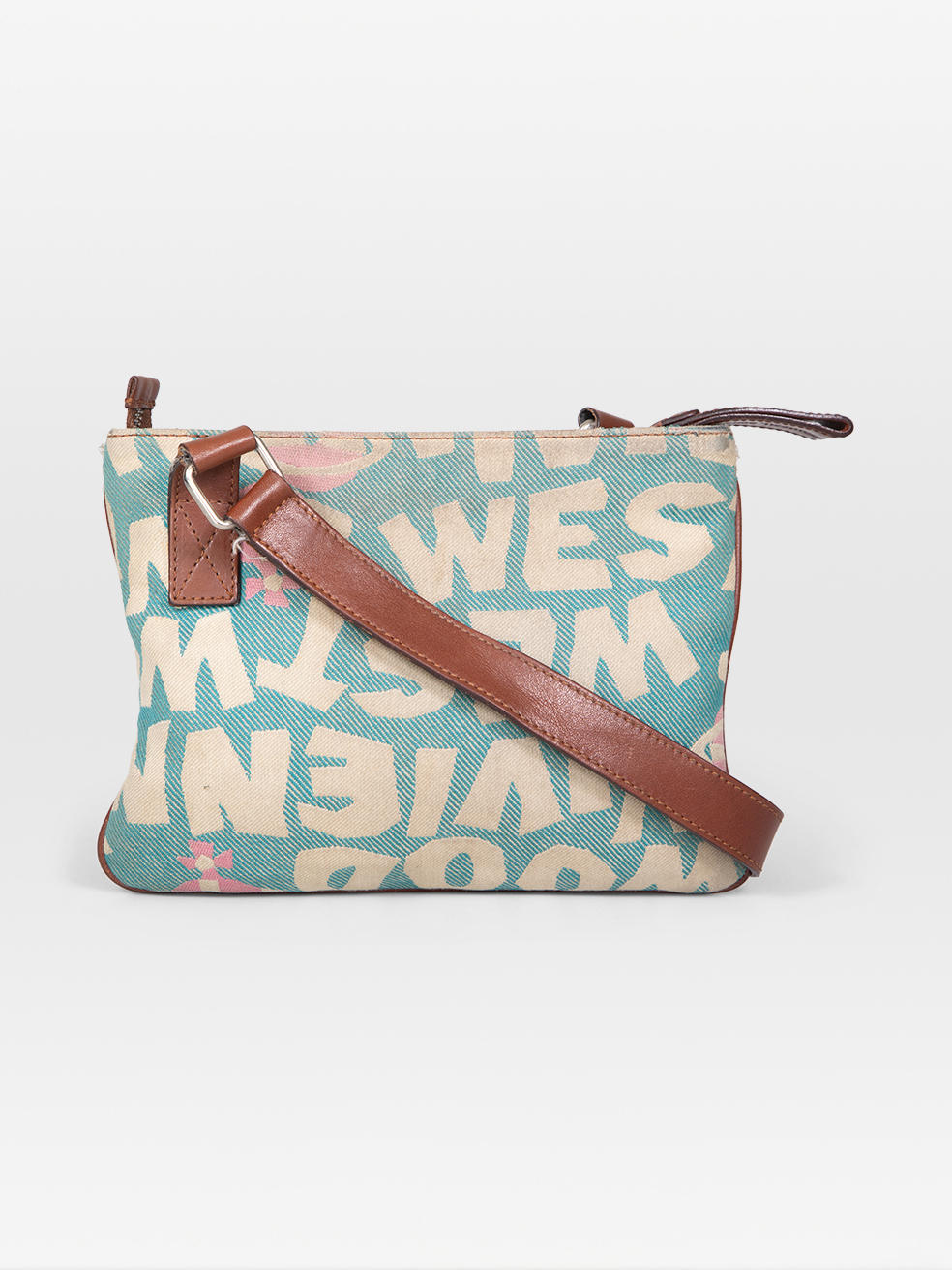 Vivienne Westwood Pre-Owned Logo Canvas Crossbody Bag