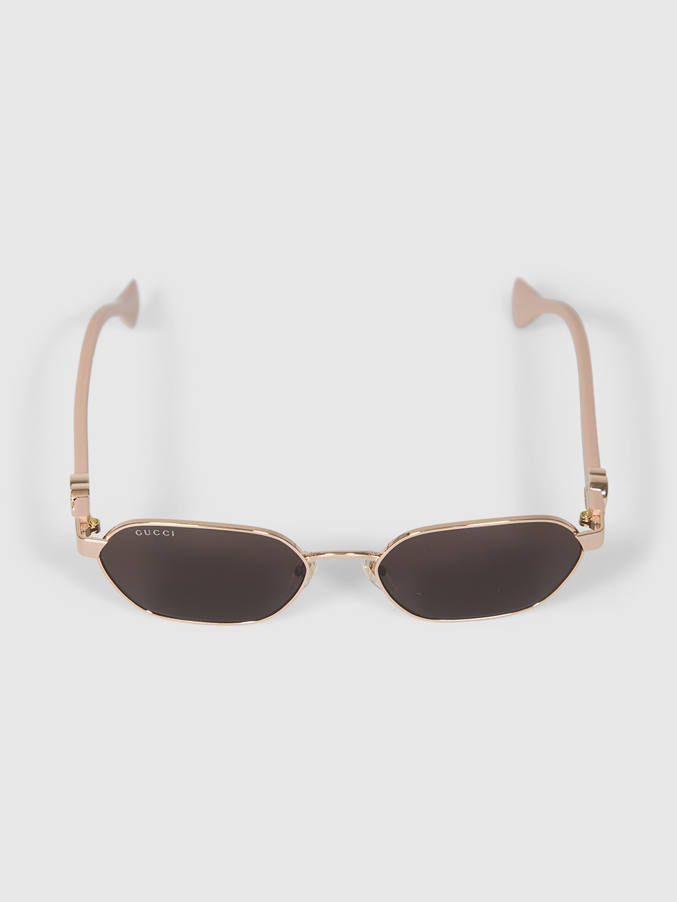 Gucci Rose Gold Metal Sunglasses