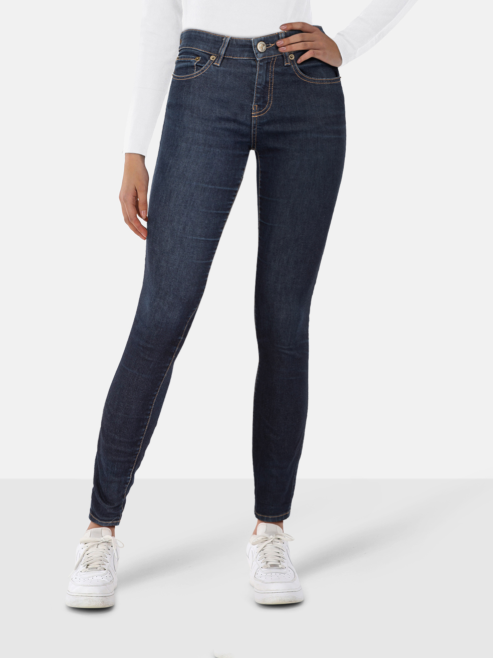 Valentino Garavani Red Valentino Blue Denim Skinny Jeans