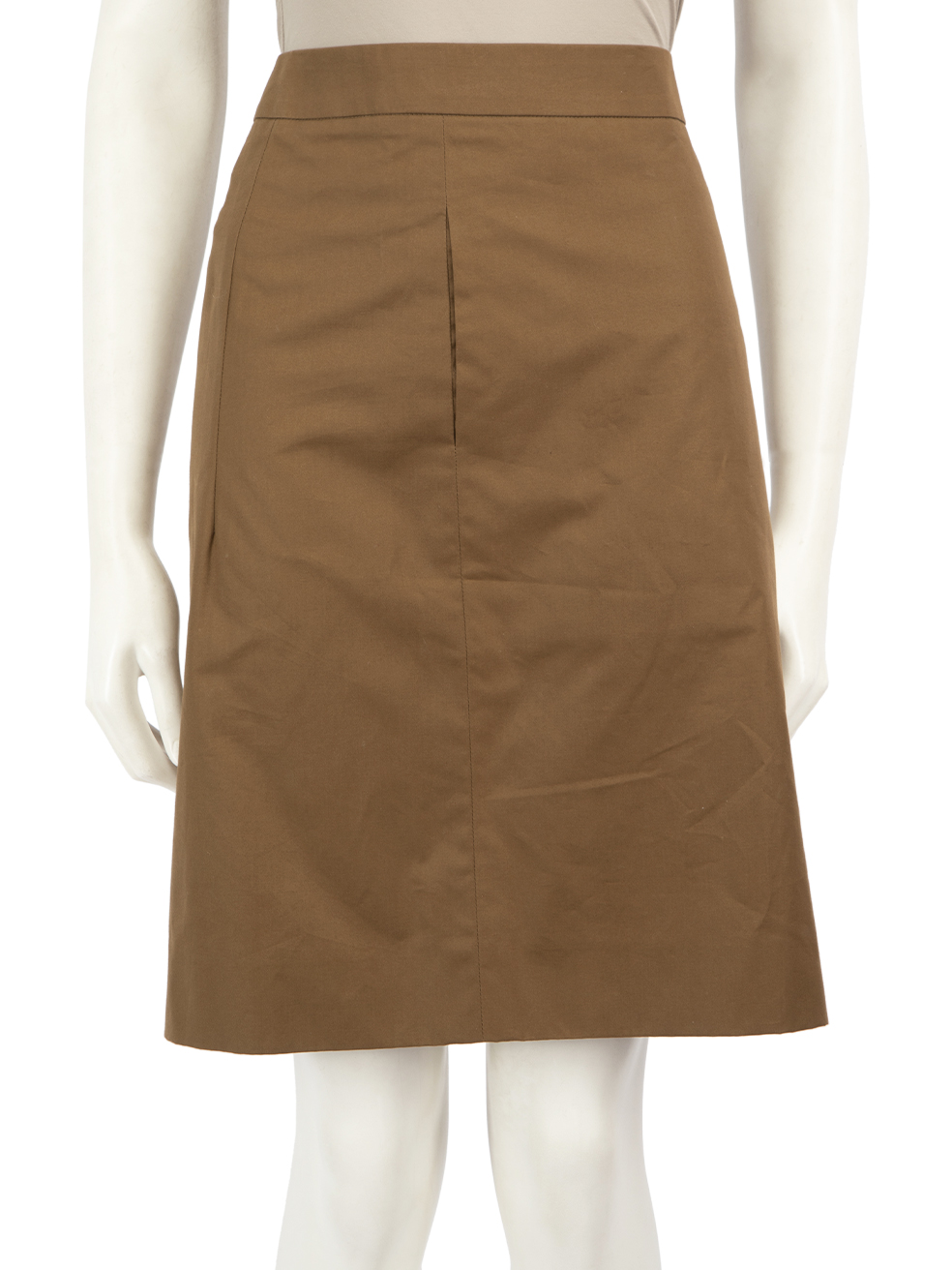Saint Laurent Pre-Owned Vintage Brown Knee Length Skirt