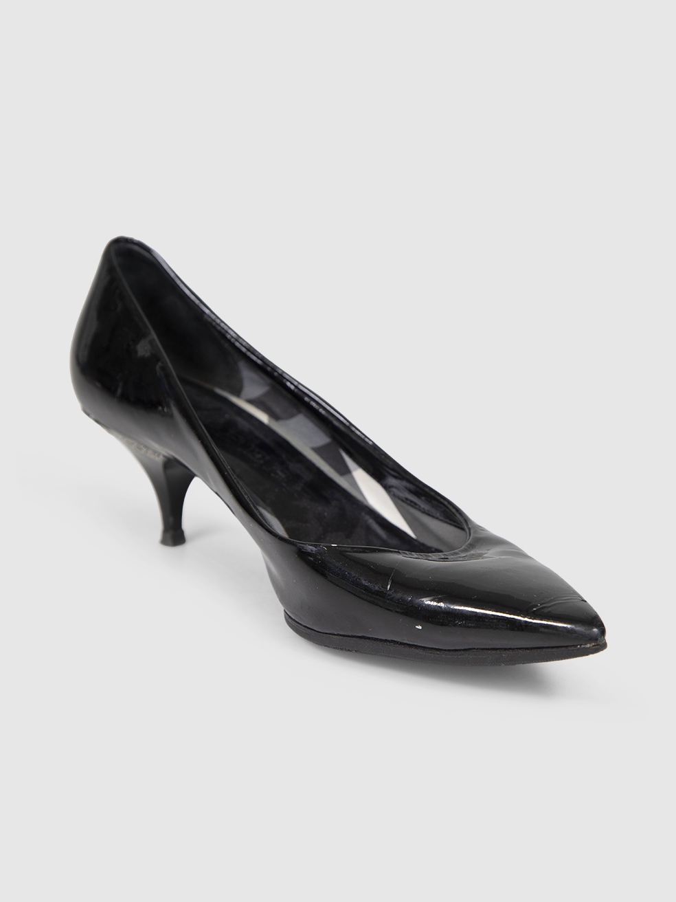 Burberry Black Patent Leather Pumps