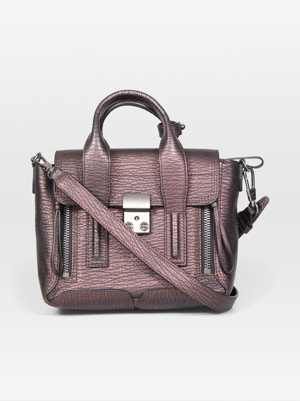 3.1 Phillip Lim Pre-Owned Black & Bronze Pashli Mini Satchel