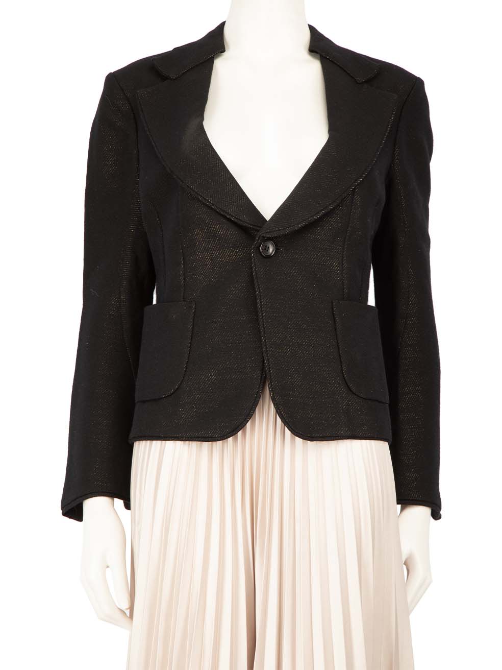 Junya Watanabe Pre-Owned Junya Watanabe x Comme des Garcon Black Metallic Blazer