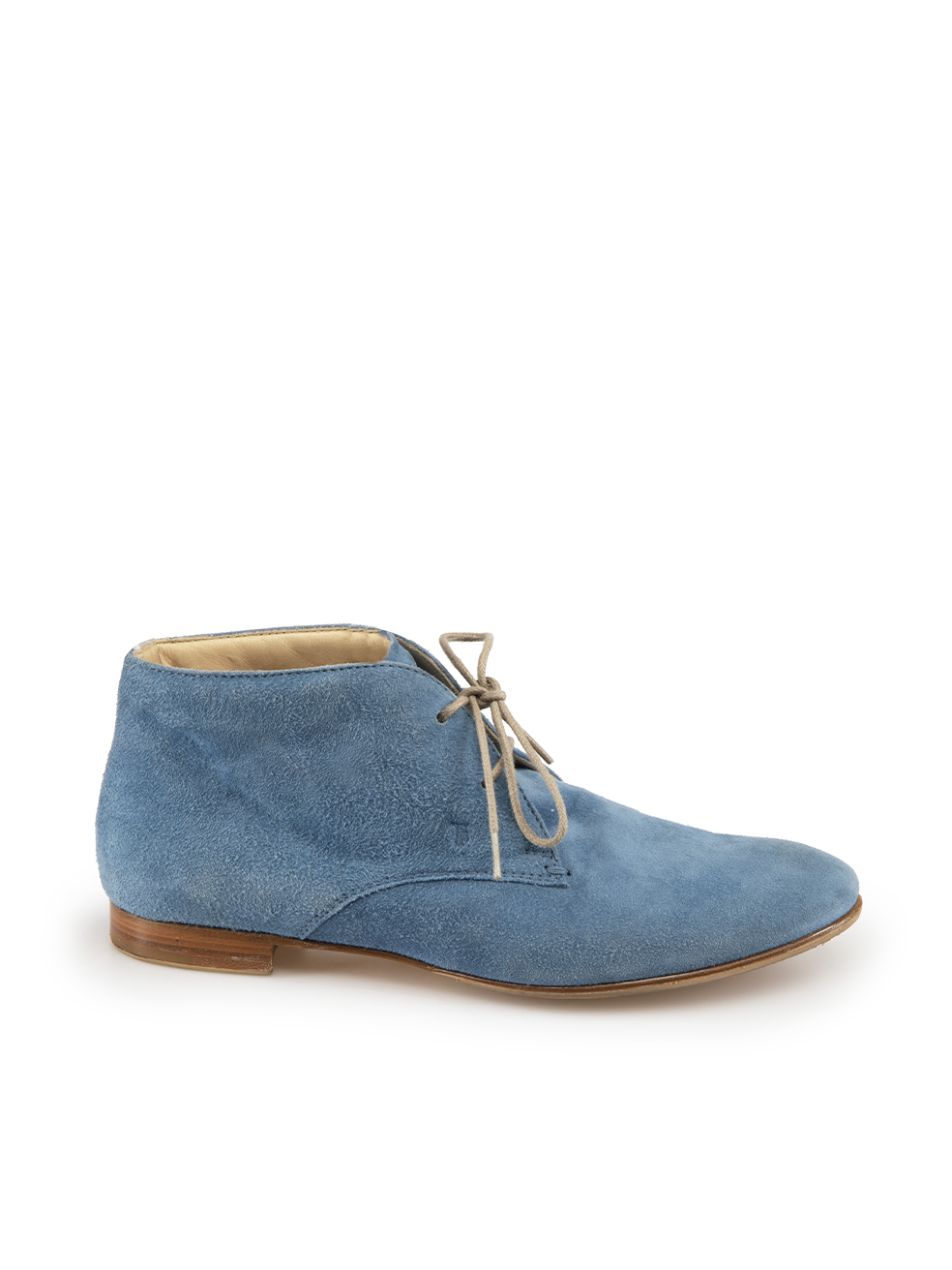 Tod's Pre-Owned Blue Suede Desert Boots