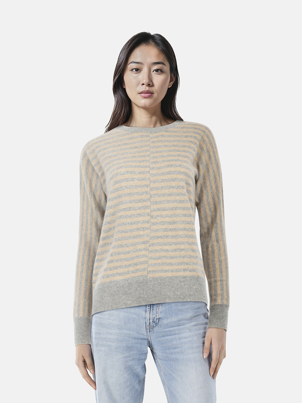 Madeleine Thompson Cashmere Striped Jumper
