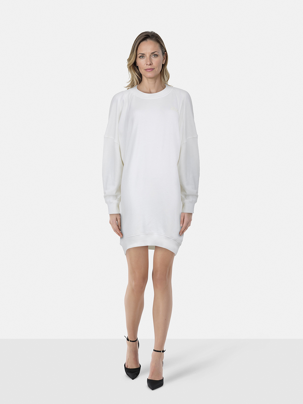 Isabel Marant White Tenery Sweatshirt Dress