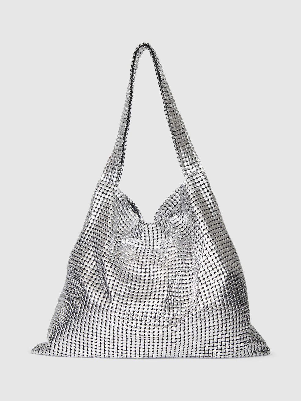 Paco Rabanne Silver Chainmail Pixel Bag