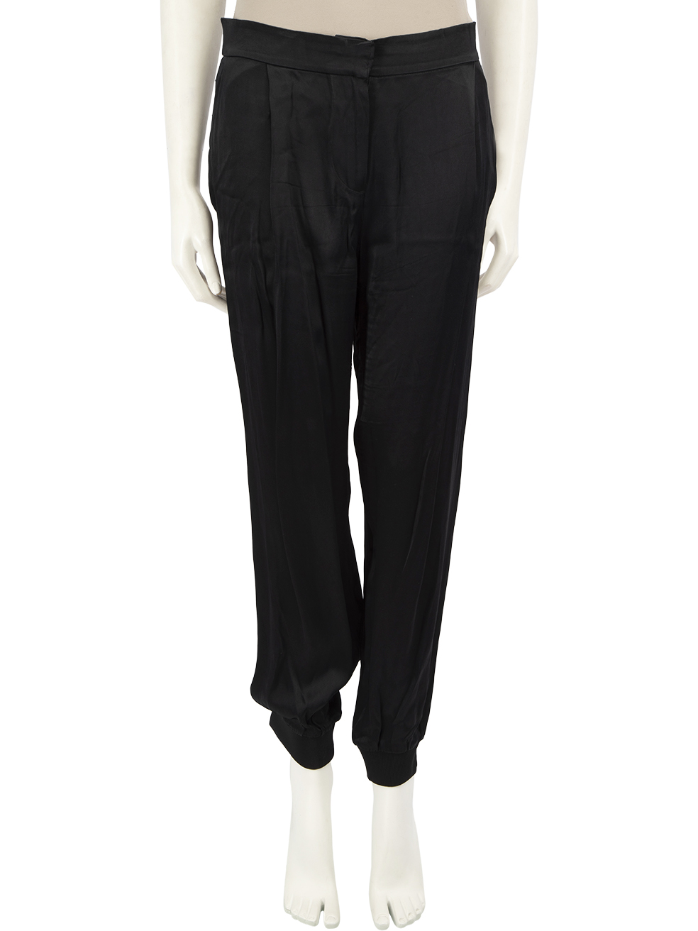 Zimmermann Pre-Owned Black Tapered High Rise Trousers