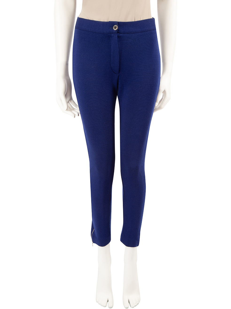 Missoni Pre-Owned Blue Knitted Skinny Trousers