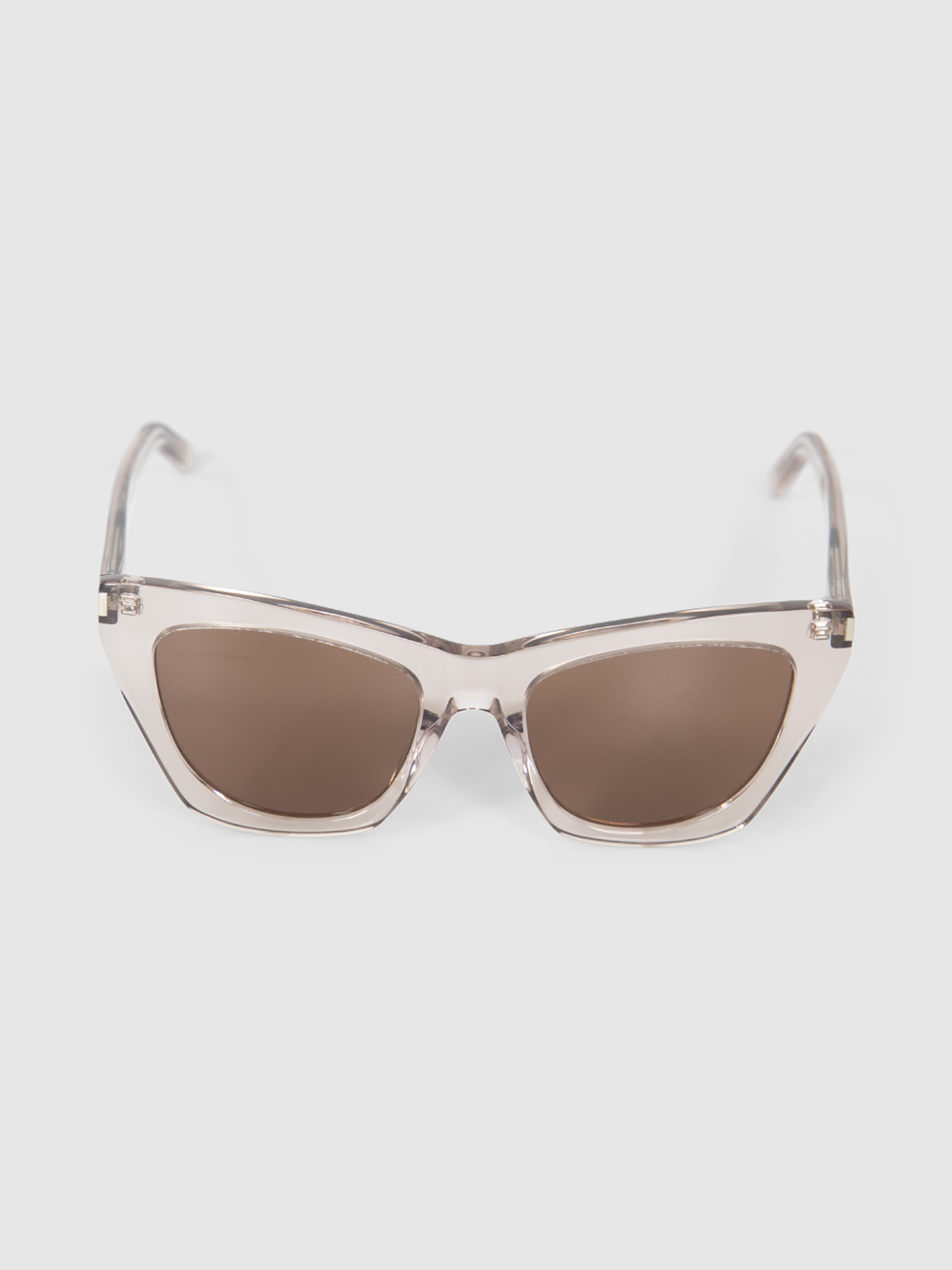 Saint Laurent Nude Brown Cat Eye Sunglasses