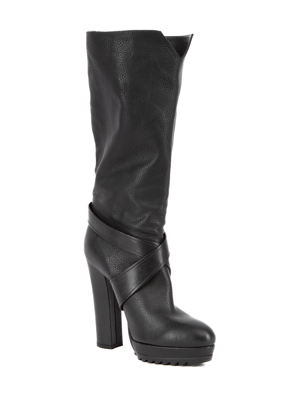 Bottega Veneta Knee High Boots with Buckle Detail